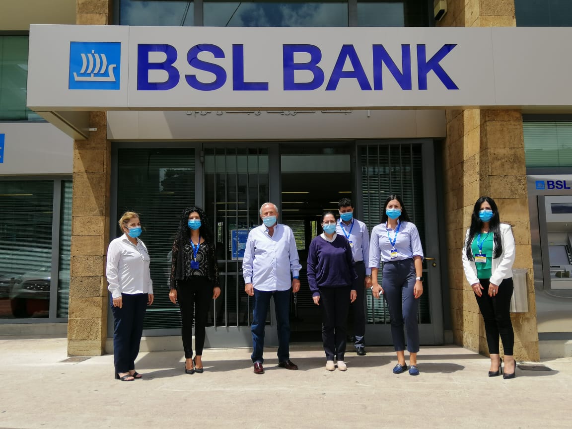 BSL BANK Hazmieh Moment of Silence Beirut Blast