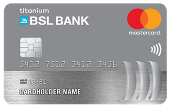 MasterCard Titanium Credit Card