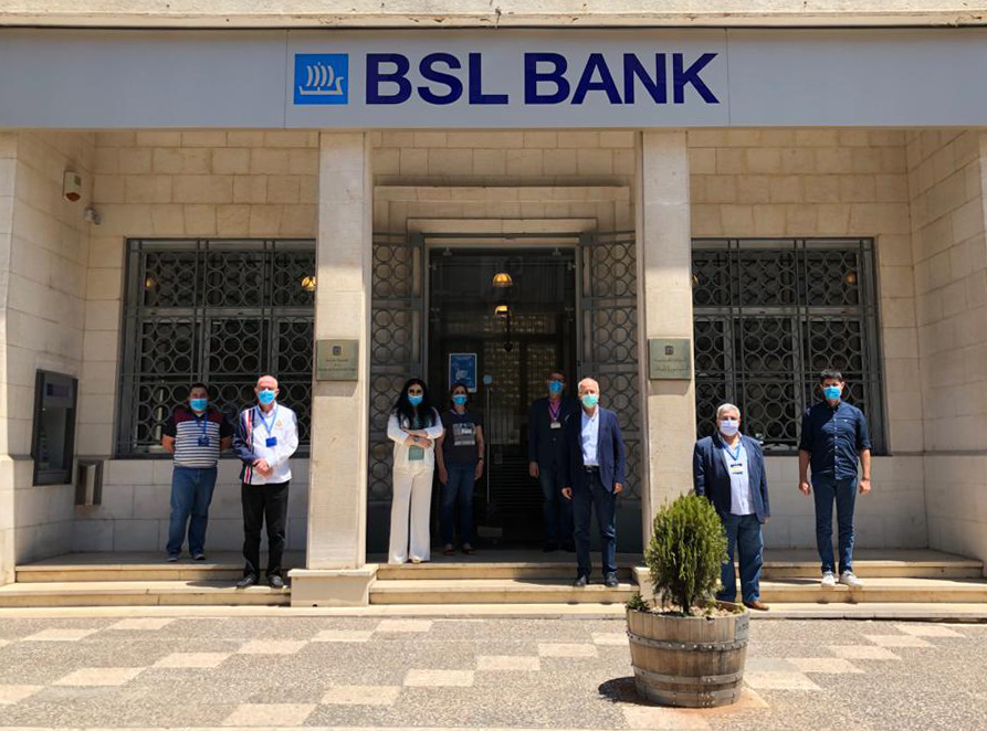 BSL BANK Zahle Moment of Silence Beirut Blast